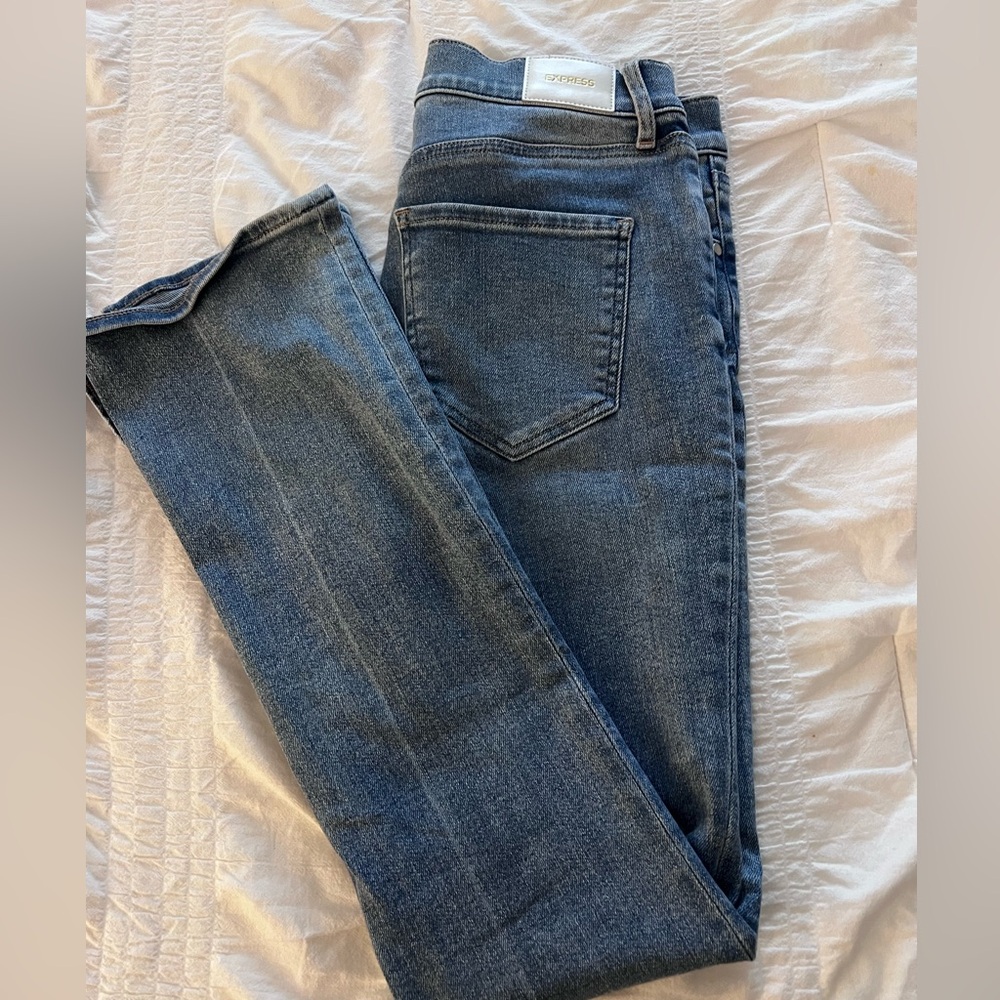 Express Women's Boot Cut Jeans - Blue